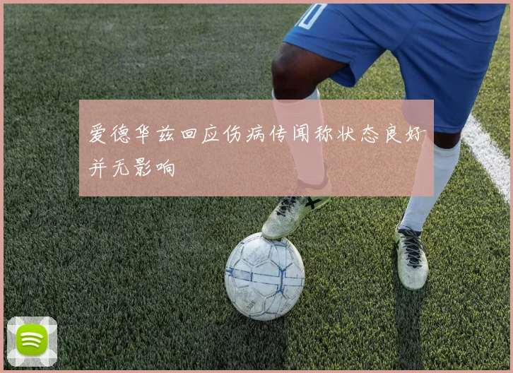 爱德华兹回应伤病传闻称状态良好并无影响
